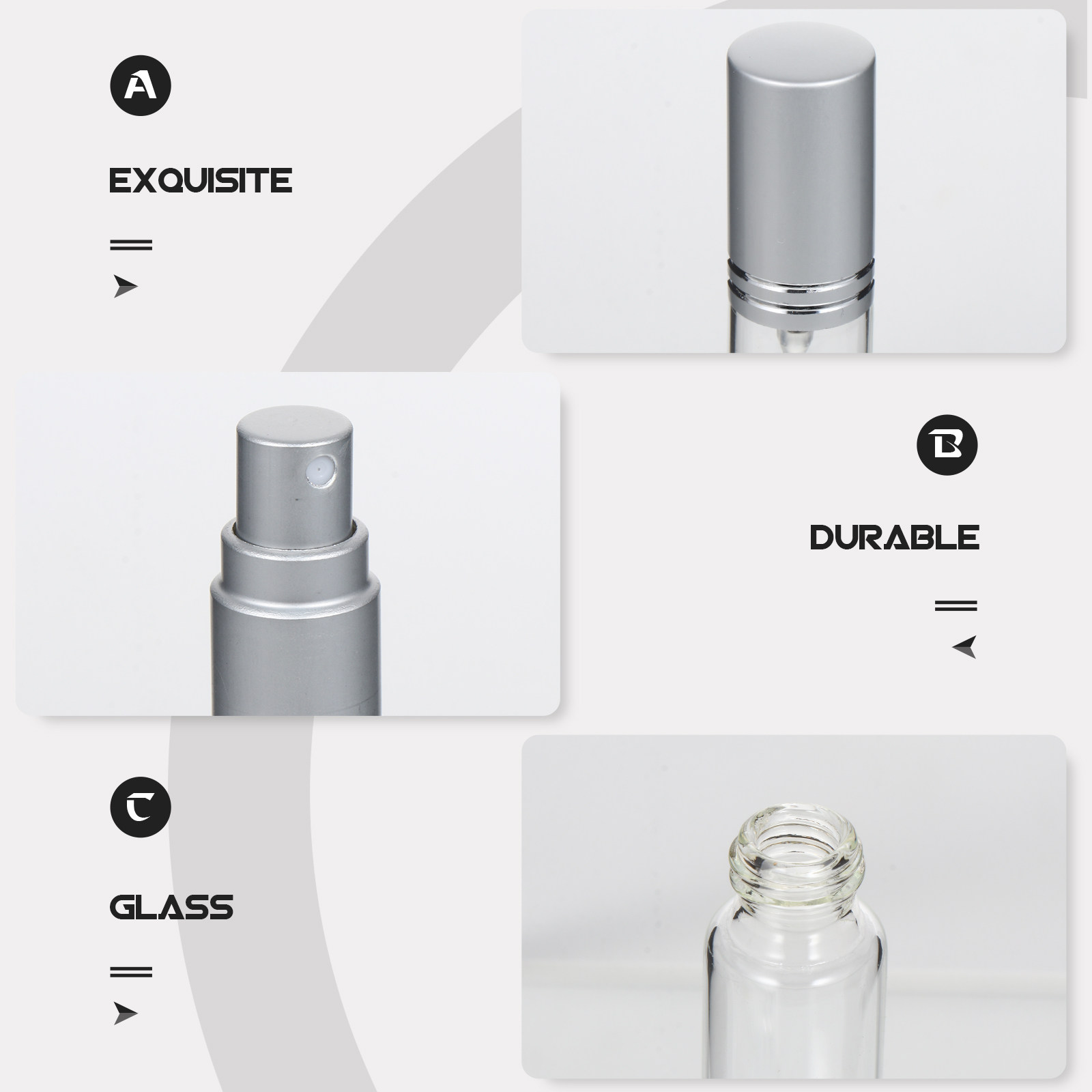 6Pcs Premium Leakproof Portabl - Misting Bottle Fine 评论和价格