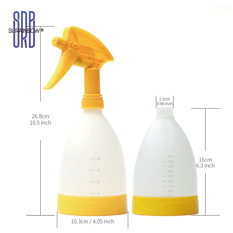 Plastic Spray Bottle,500ml | L - Misting Bottle Fine 评论和价格