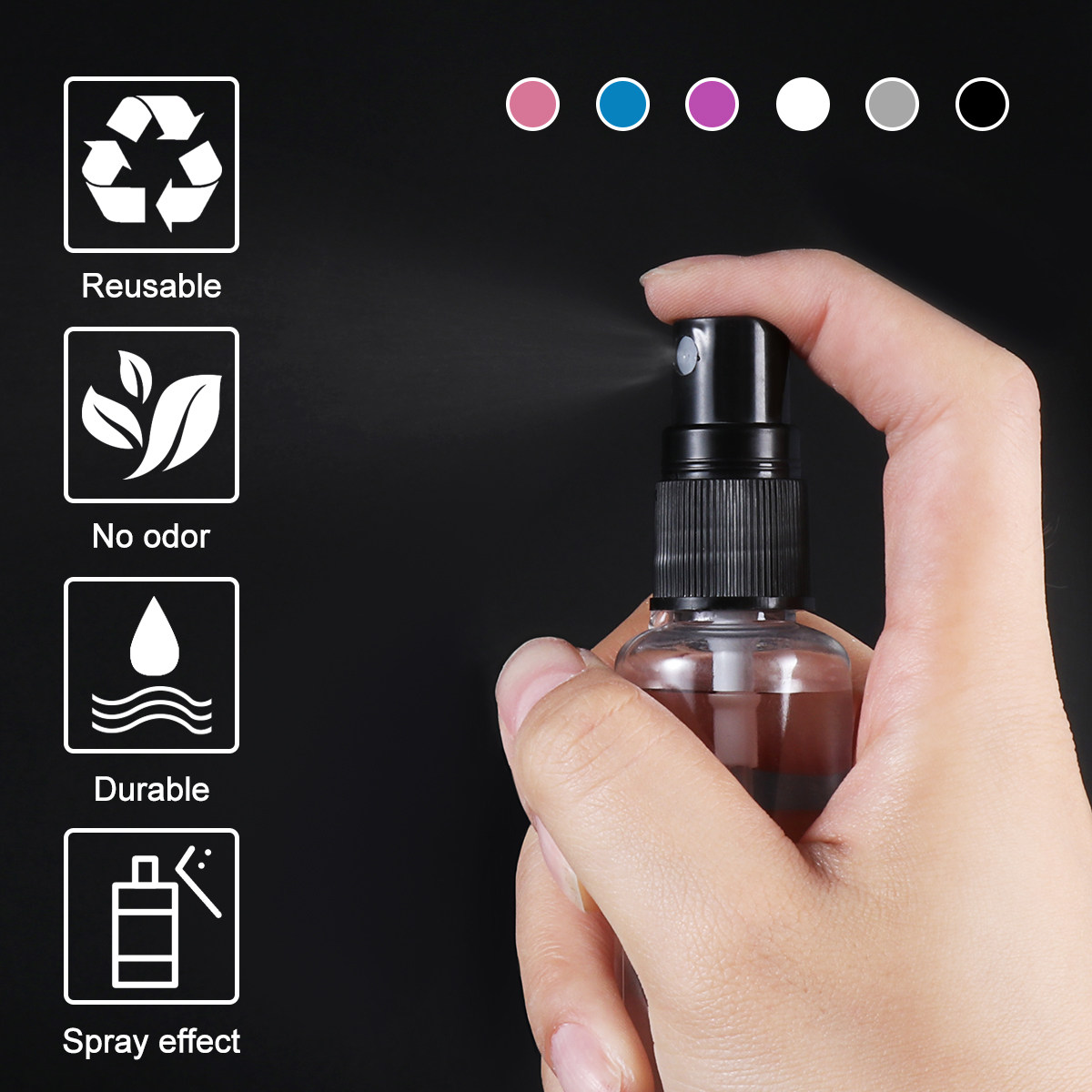 12Pcs Leak Proof Portable Spra - Misting Bottle Fine 评论和价格